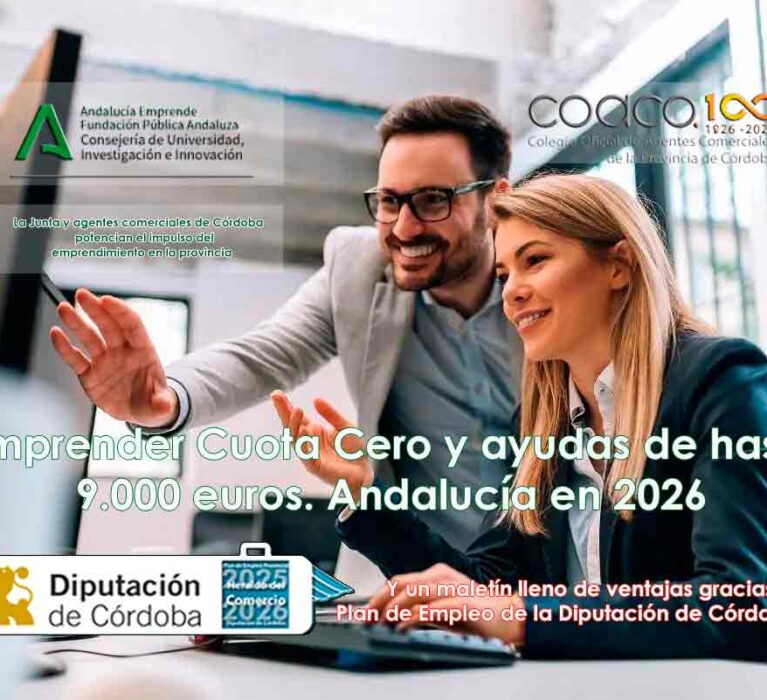 Emprender Cuota Cero y ayudas de hasta 9.000 euros. Andalucía en 2026