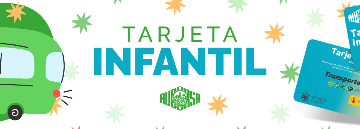 Tarjeta infantil de AUCORSA