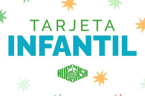 Tarjeta infantil de AUCORSA