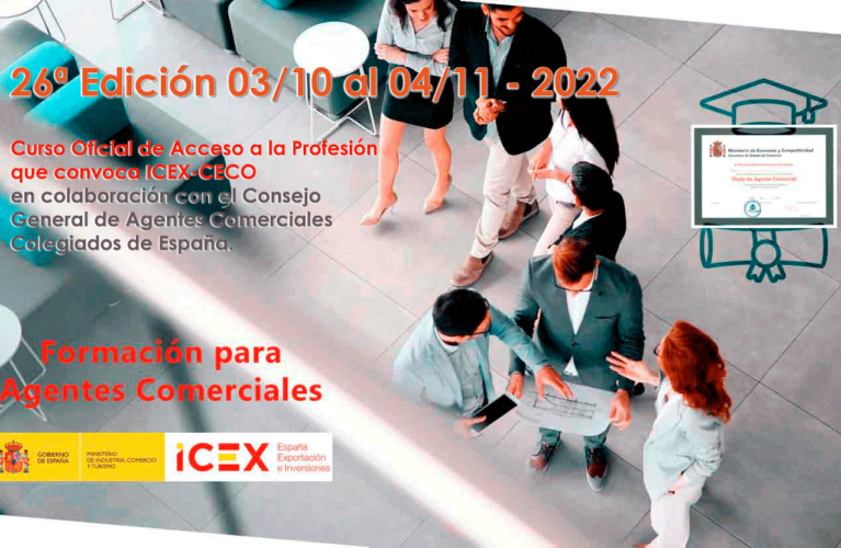 Próxima convocatoria 26ª. edición ICEX Formación Agentes Comerciales