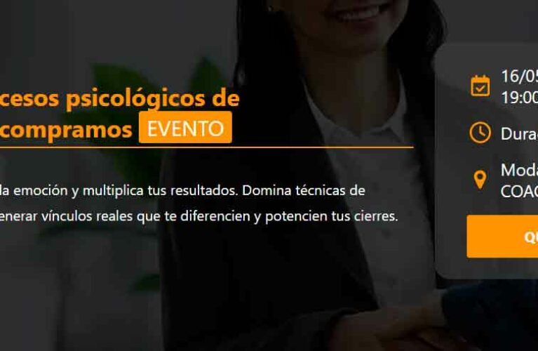 Psicoventas. Procesos psicológicos de cómo y por qué compramos 16/05/2025