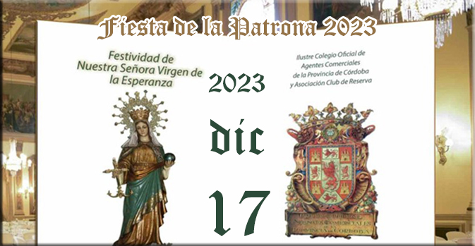 Fiesta de la Patrona 2023-homenaje a la colegiacion- LOTERIA