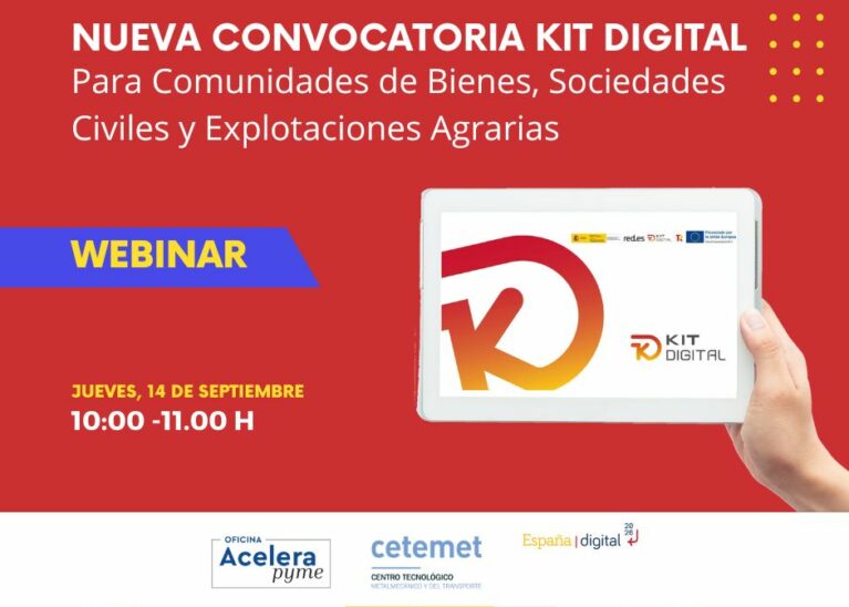 Kit Digital Para Comunidades de Bienes, Sociedades Civiles y Explotaciones